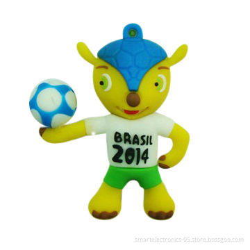 World cup man USB flash drives/free customized package/printing/3yrs warranty/64MB-128GB/grade A